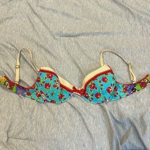 Betsey Johnson swim floral top